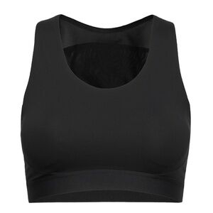 NWT New Balance Sleek Med Support Pocket Bra - Black - Small